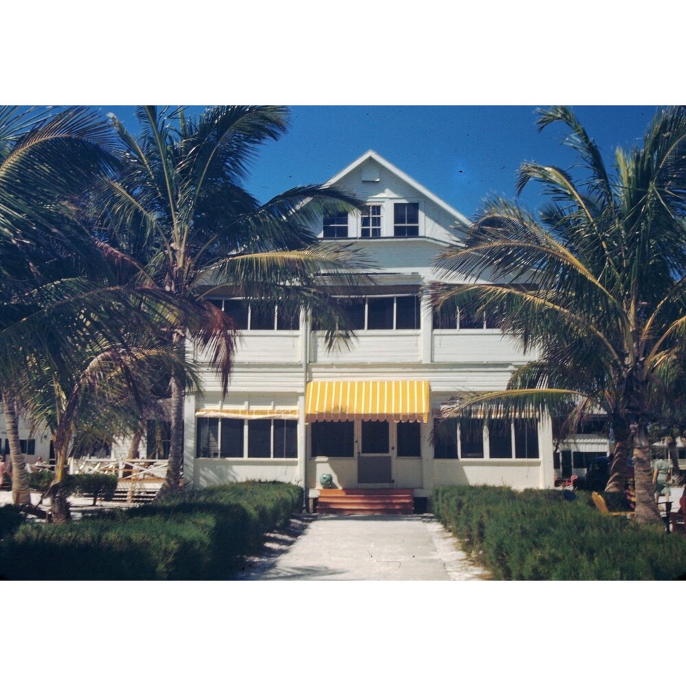 Kodak Slide 1950s Red Border Kodachrome Harry S. Truman Little White House FL
